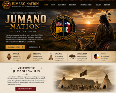 web page home page